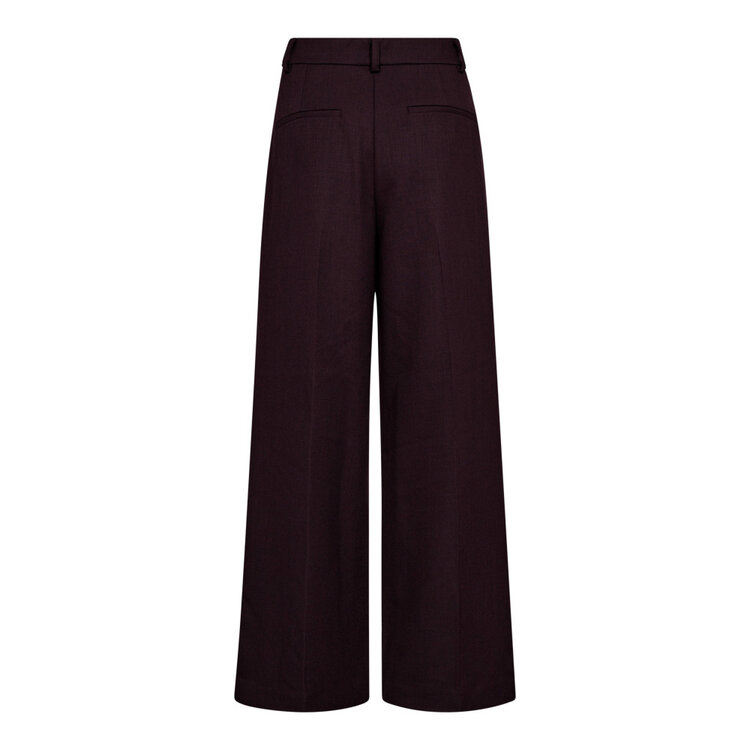Co'Couture AlmiraCC Pleat Pant Plum