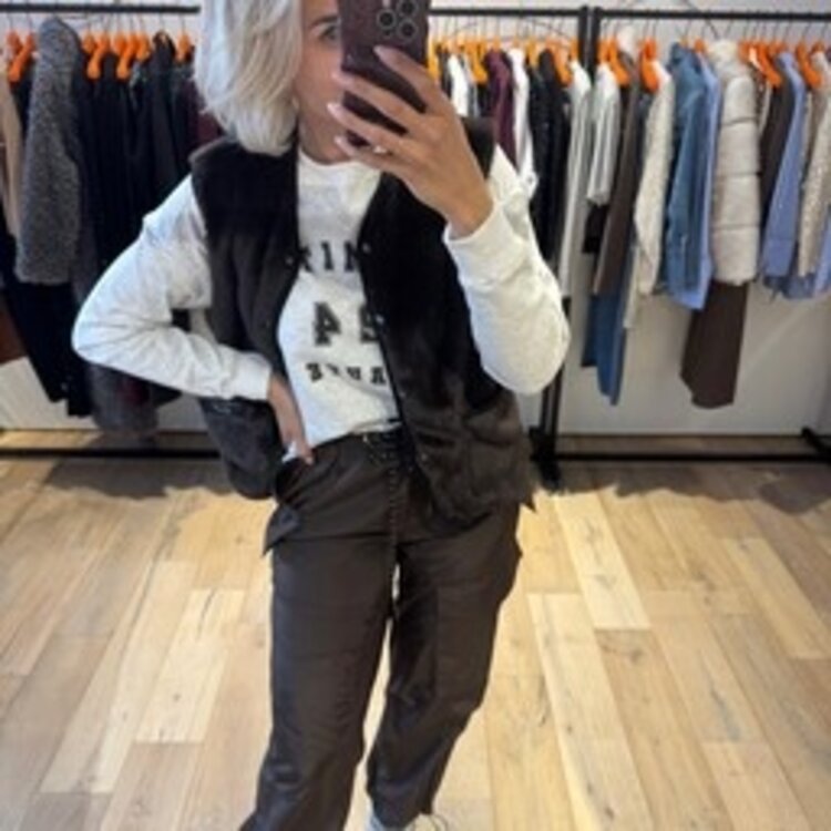 Haute L'Amitié Cargo Pull On Tall Trouser Mocca