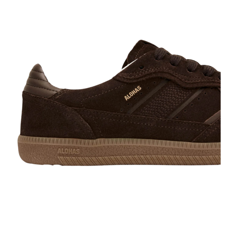 Alohas Rife Chocolate Brown Leather Sneakers