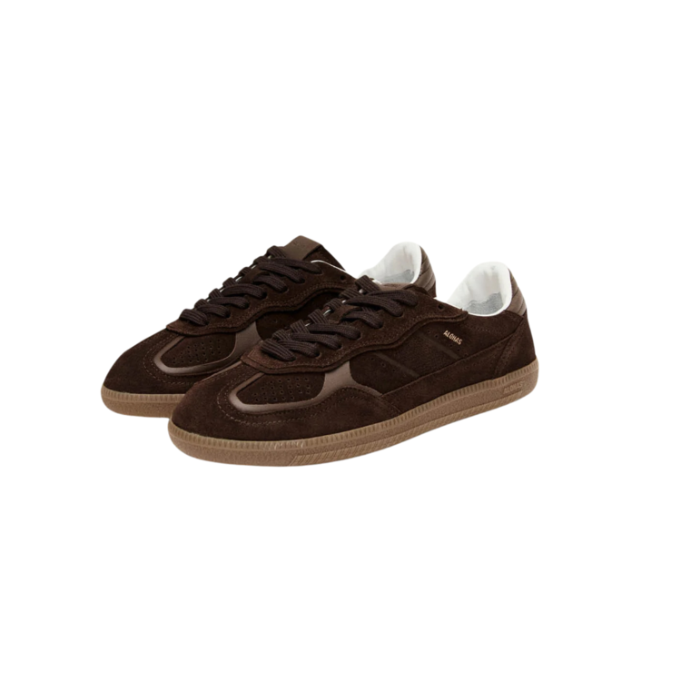 Alohas Rife Chocolate Brown Leather Sneakers