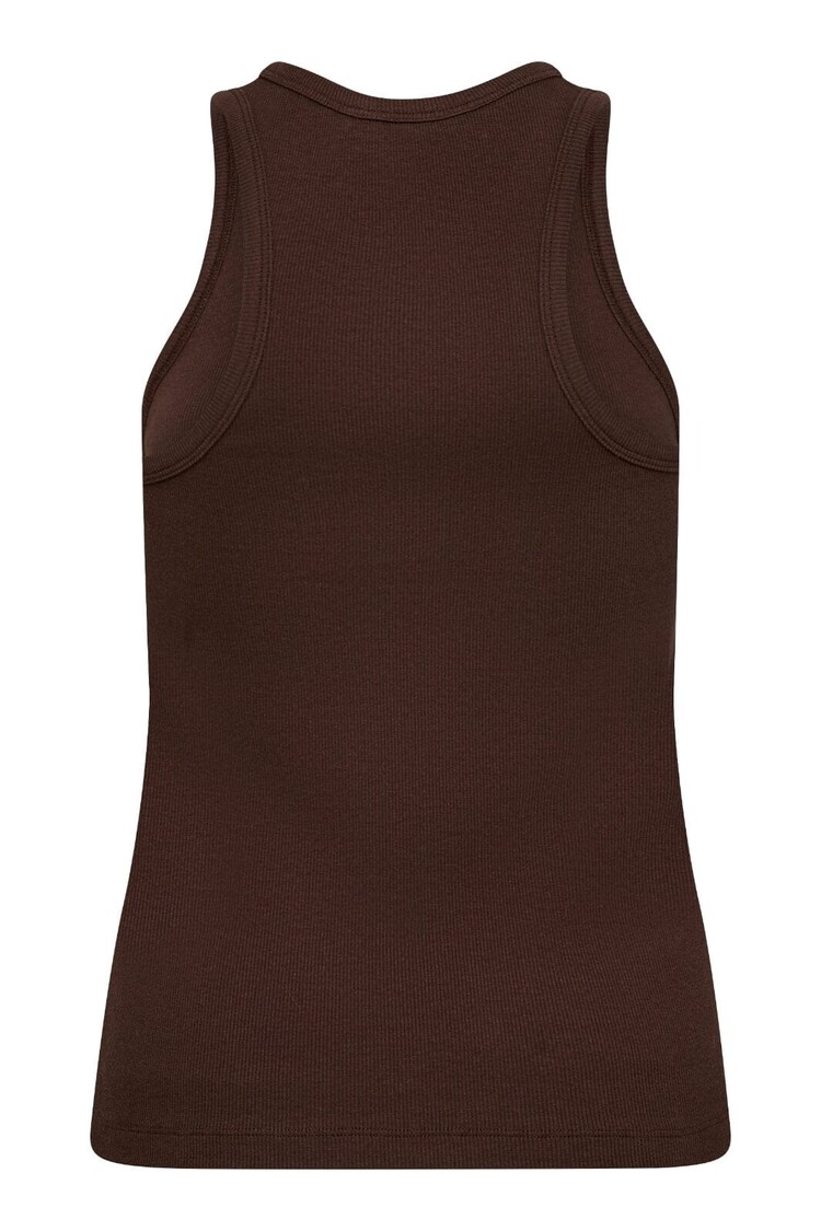 Co'Couture SaharaCC Embroidery Tank Top Mocca