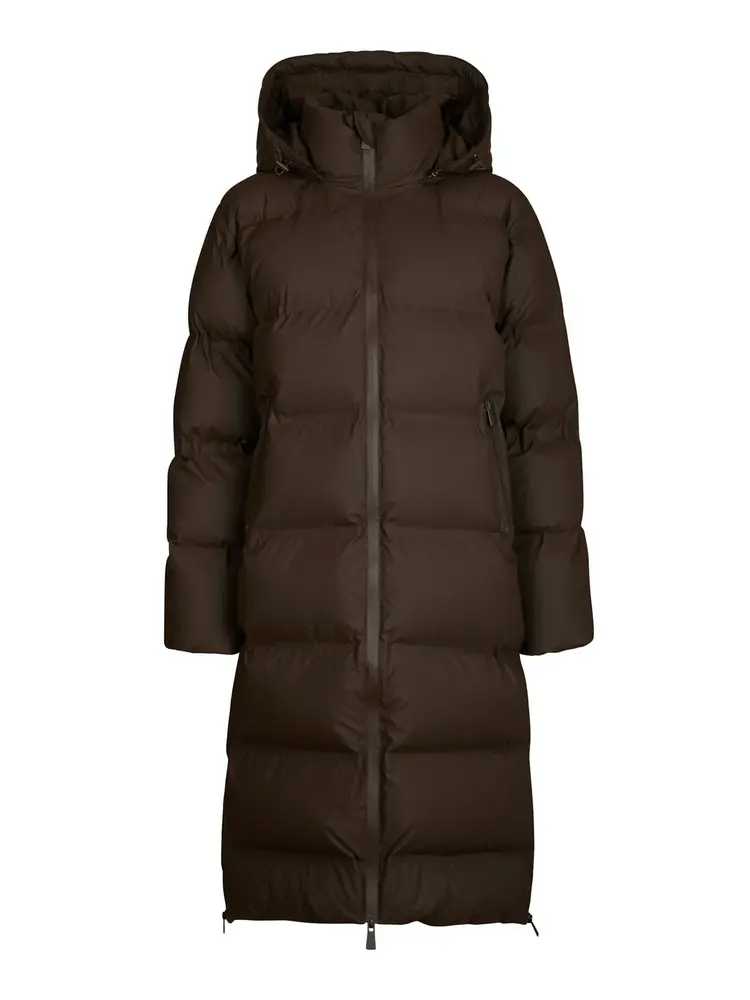 Neo Noir Viviana C Puffer Jacket Dark Brown