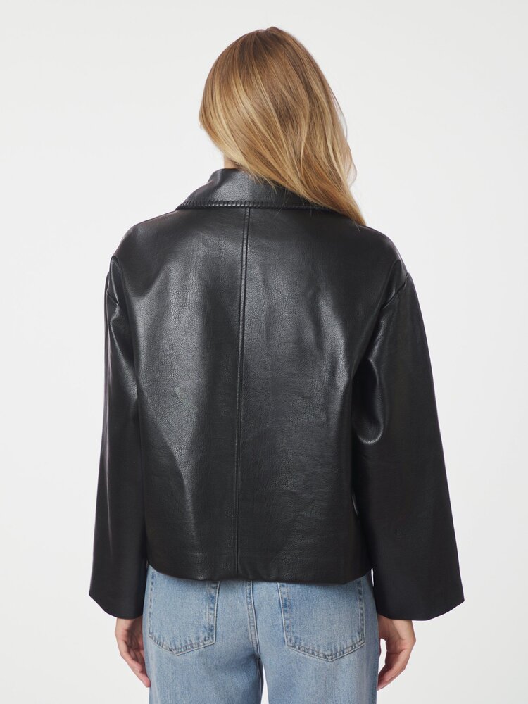 Neo Noir Lunara Collar Stitch Jacket Black