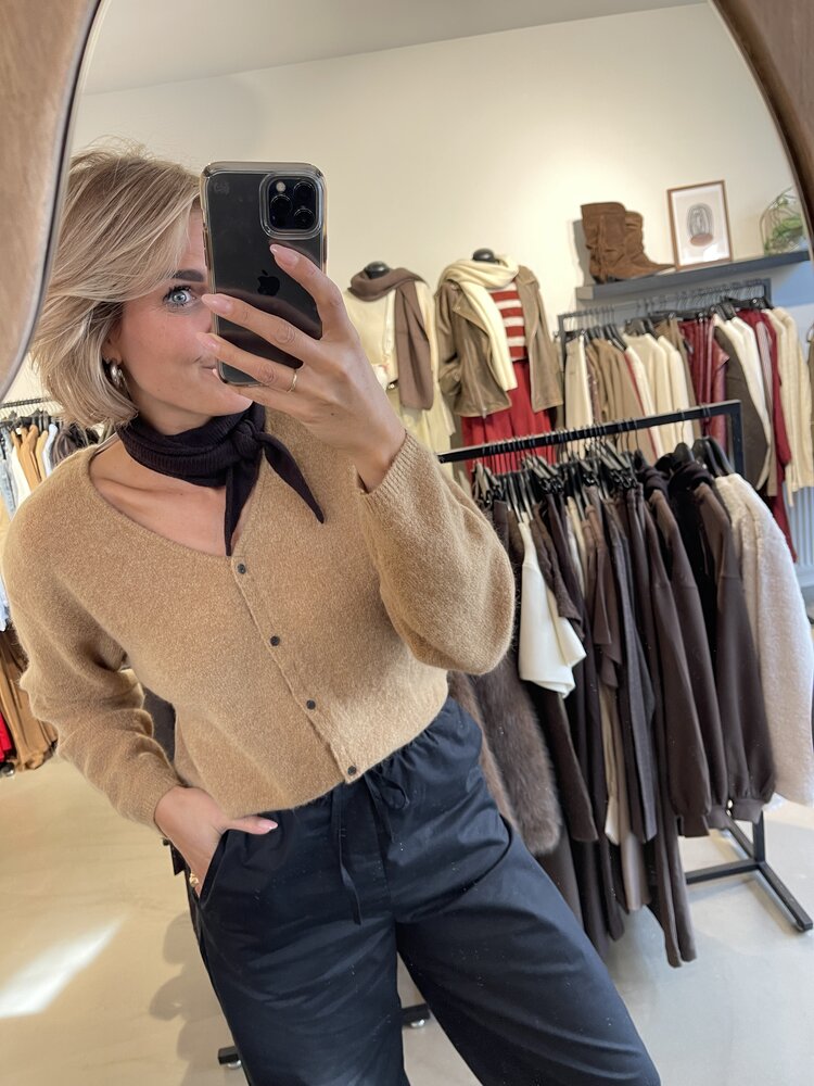 Selected Femme Juma HW Loose Barrel Pant Black