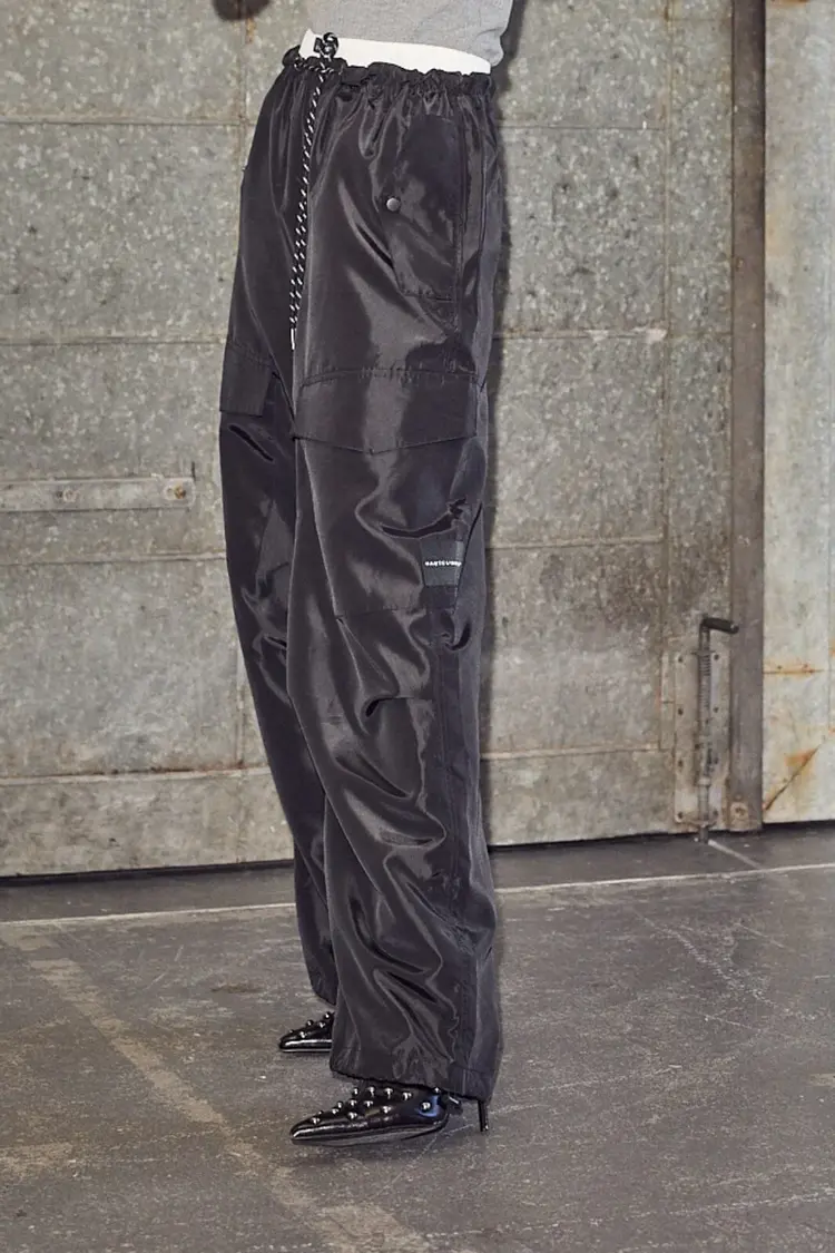 Haute L'Amitié Cargo Pull On Tall Trouser Black