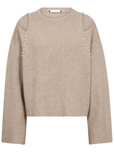 Co'Couture RowCC Rib Pearl Knit Bone