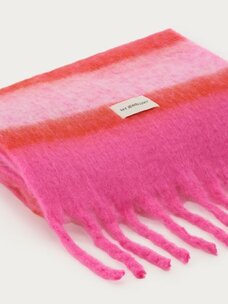My Jewellery Roze Sjaal Met Strepen En Franjes