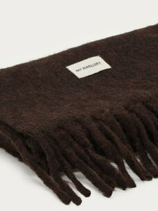 My Jewellery Bruine Sjaal Met Franjes