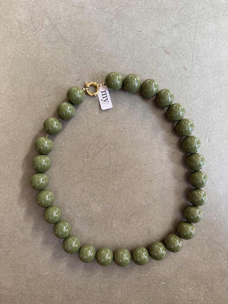 My Jewellery Necklace Chunky Beads Green