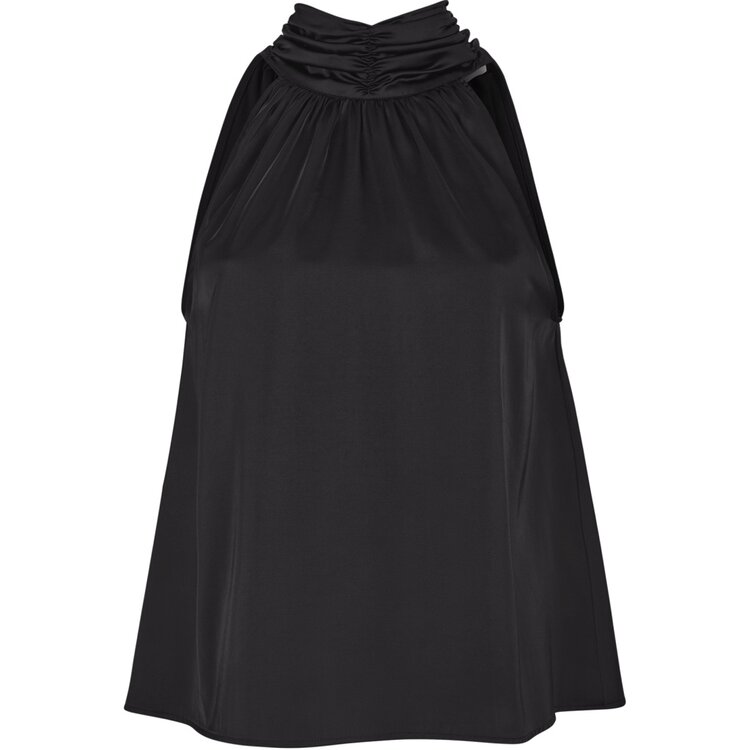 Soft Rebels Abia Halter Neck Top Black