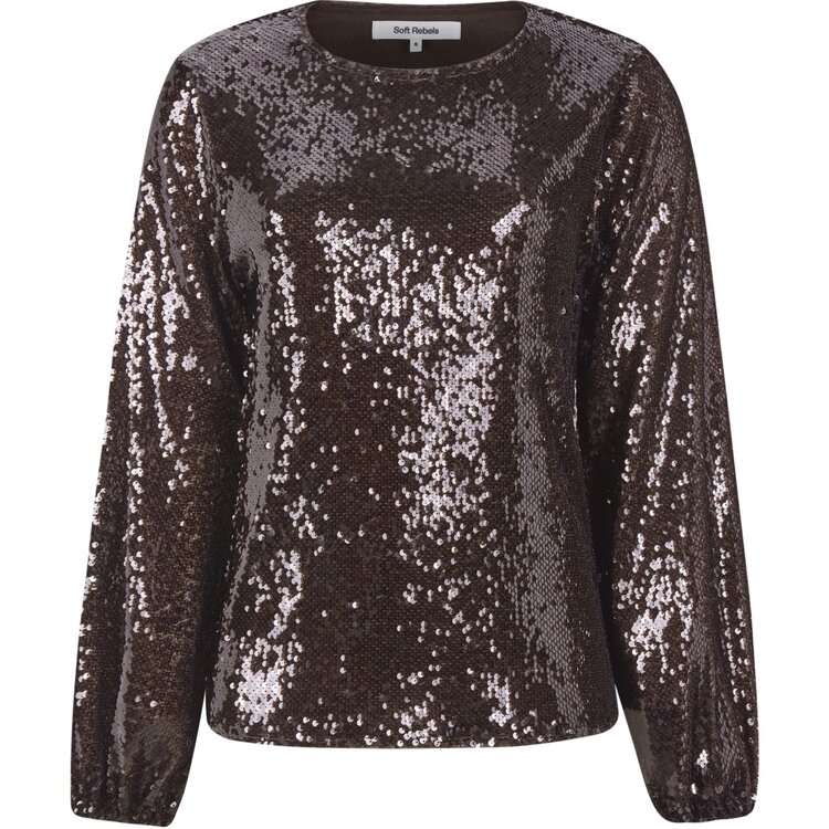 Soft Rebels Maddison Blouse Coffee Bean