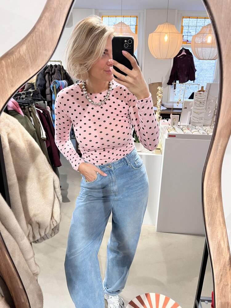 Just be Jolie Emma Polka Dot Pink