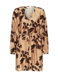 MSCH Nilla Romina Short Dress Aop Iced Coffee Leo