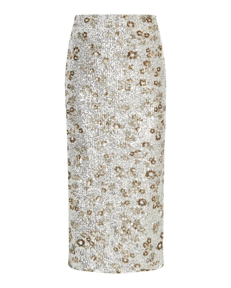 MSCH Magnolia HW Skirt Emb Silver T Coco