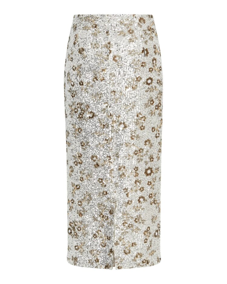 MSCH Magnolia HW Skirt Emb Silver T Coco