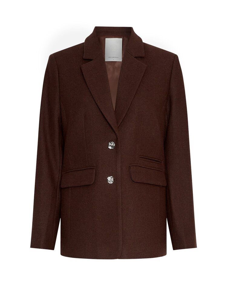 MSCH Elliot Loose Blazer Hot Fudge