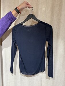 Just be Jolie Diede Longsleeve Donkerblauw