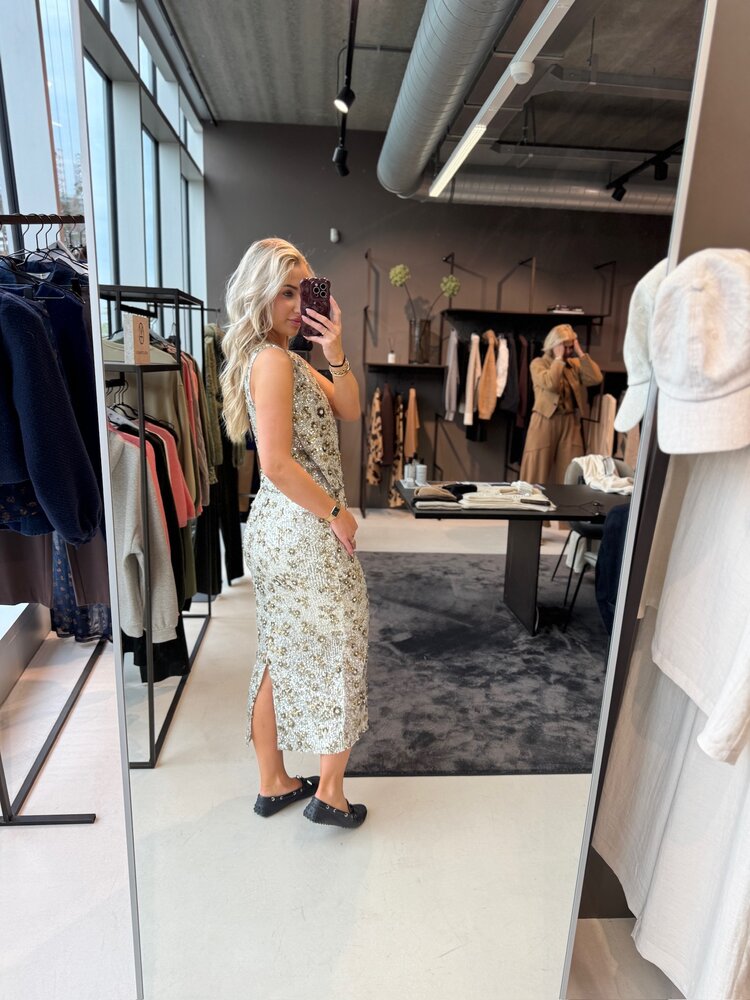 MSCH Magnolia HW Skirt Emb Silver T Coco