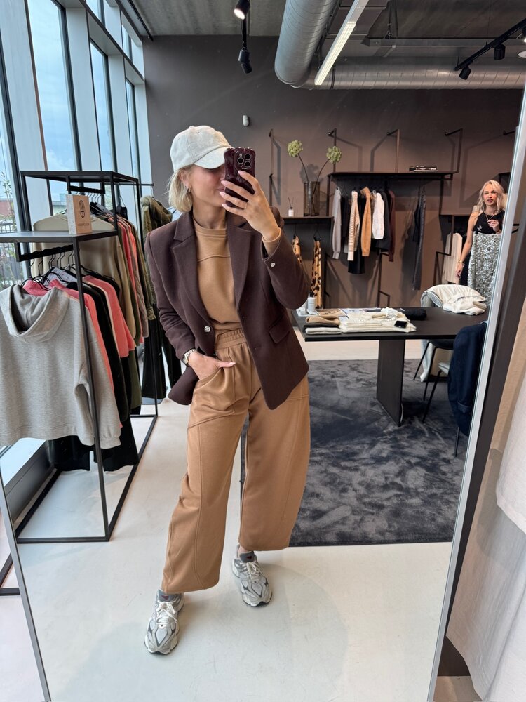 MSCH Elliot Loose Blazer Hot Fudge