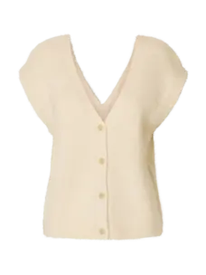 Selected Femme Gabella Knit Vest Birch