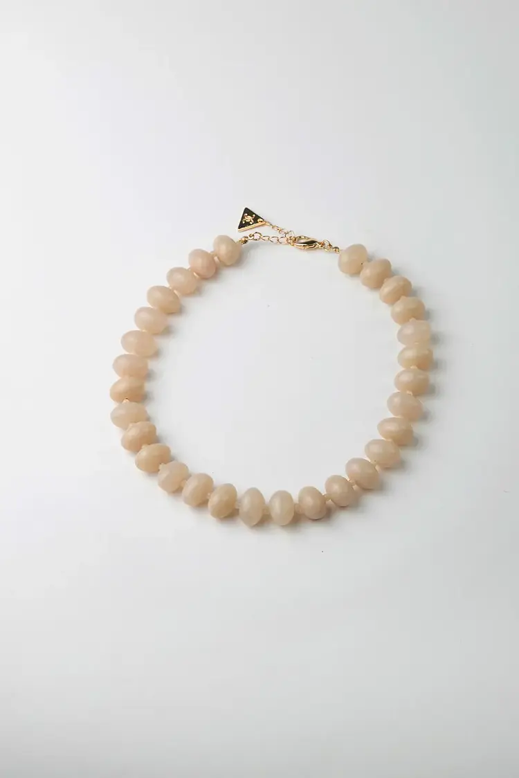 Bow19 Arta Bead Necklace Cream