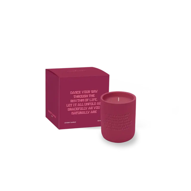 The Gift Label Cemented Candle 170gr - STUDIO - Dance Your Way