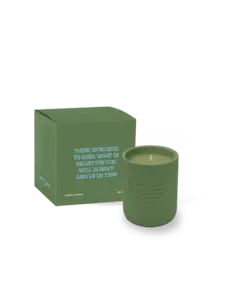 The Gift Label Cemented Candle 170gr - STUDIO - There Is No Need to Rush