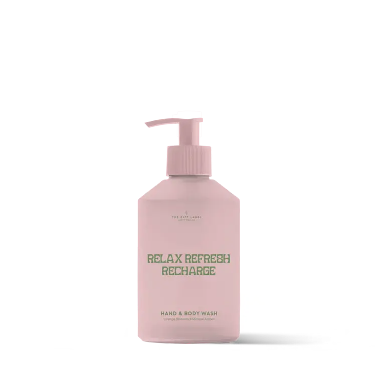 The Gift Label Relax, Refresh, Recharge