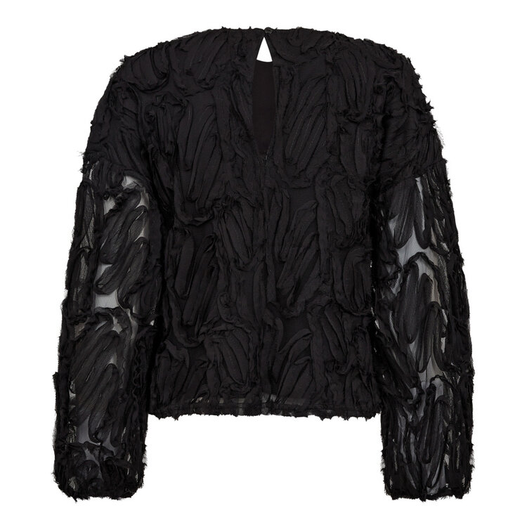 Co'Couture IndinaCC Tie Shirt Black