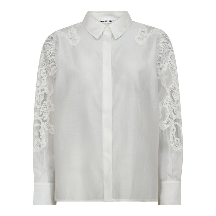 Co'Couture KawaCC Embroidery Shirt White