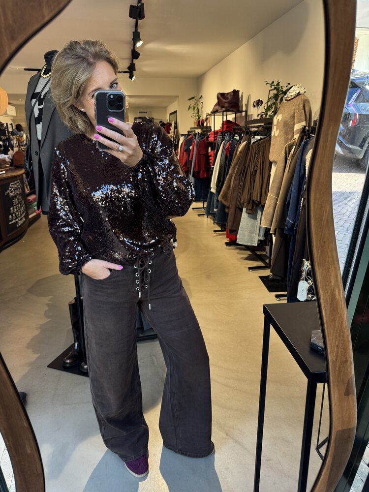 Soft Rebels Maddison Blouse Coffee Bean