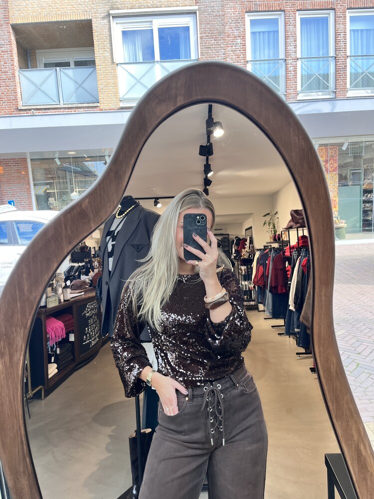 Soft Rebels Maddison Blouse Coffee Bean