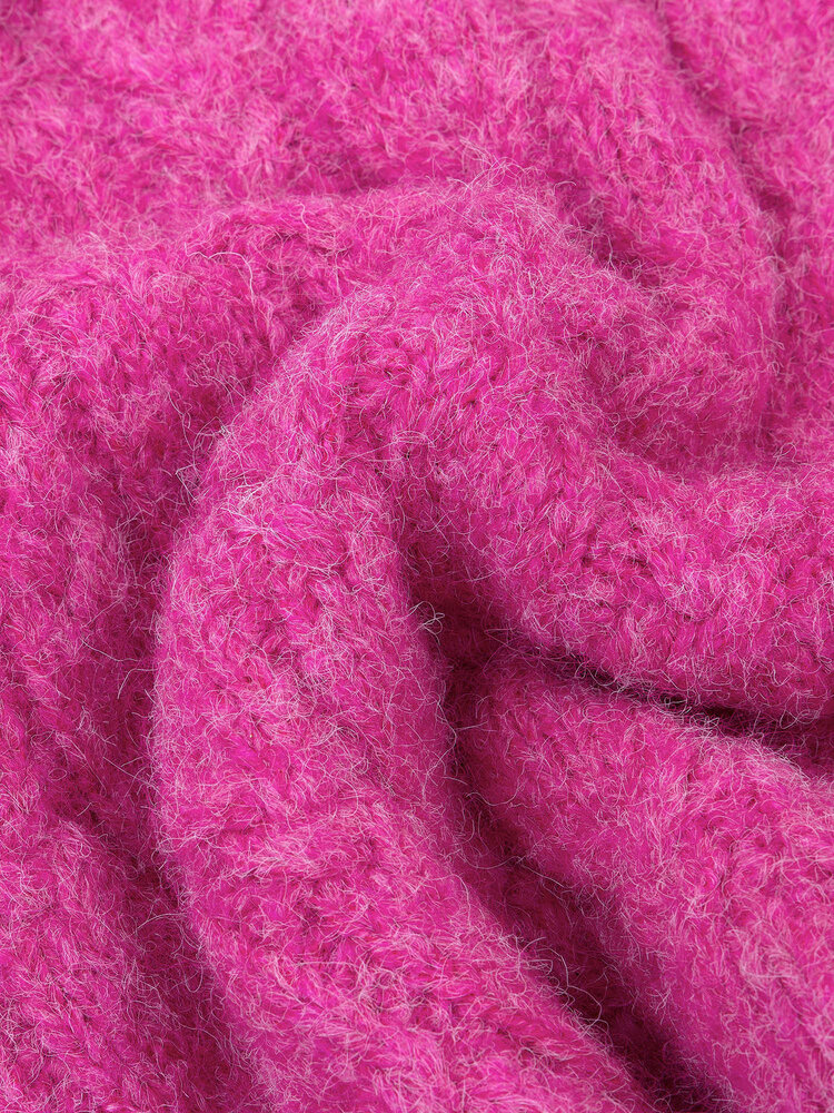 Ydence Knitted Sweater Jessie Fuchsia