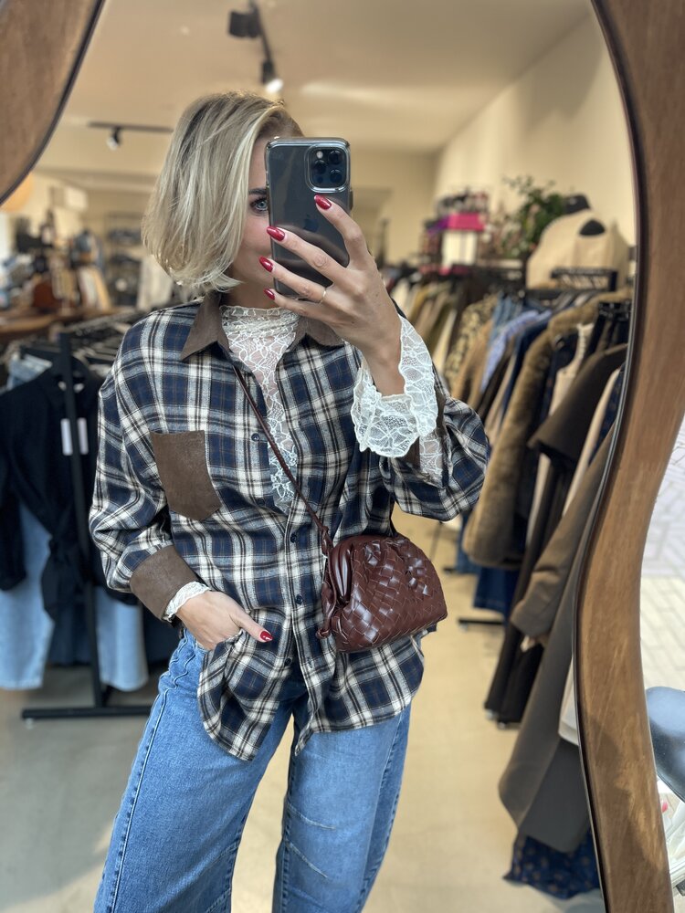 Just be Jolie Floor Blouse Ruit Caffe