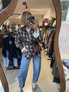 Just be Jolie Floor Blouse Ruit Caffe