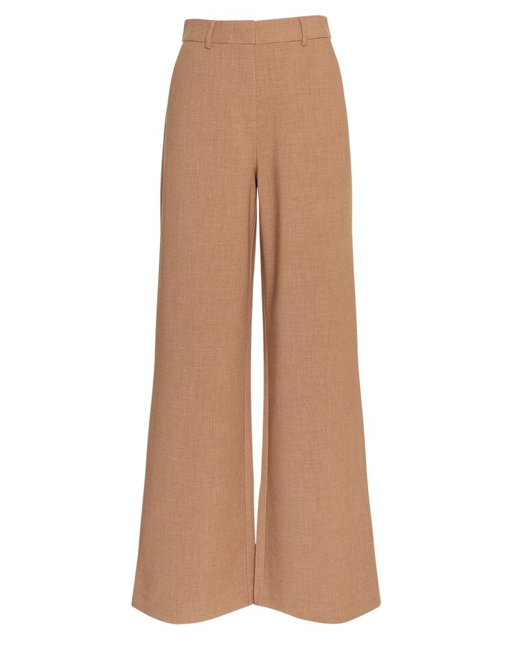 MSCH Macy Michelle HW Wide Pants Long T Coconut Mel