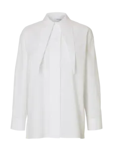Selected Femme Esther Relaxed LS Shirt B Bright White