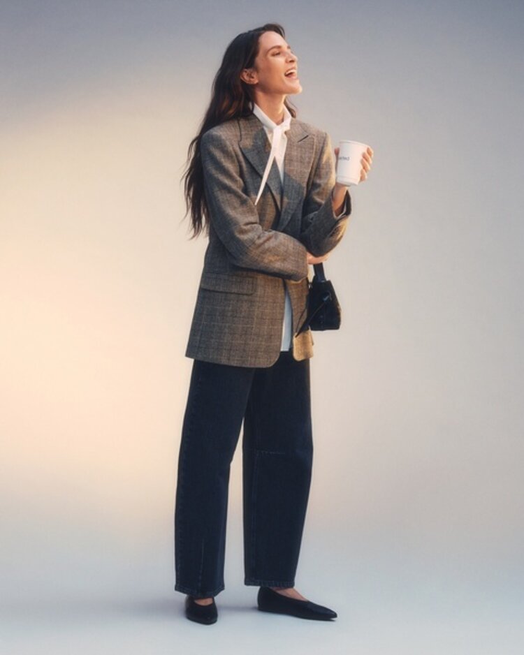 Selected Femme Esther Relaxed LS Shirt B Bright White