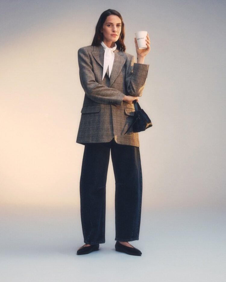 Selected Femme Esther Relaxed LS Shirt B Bright White