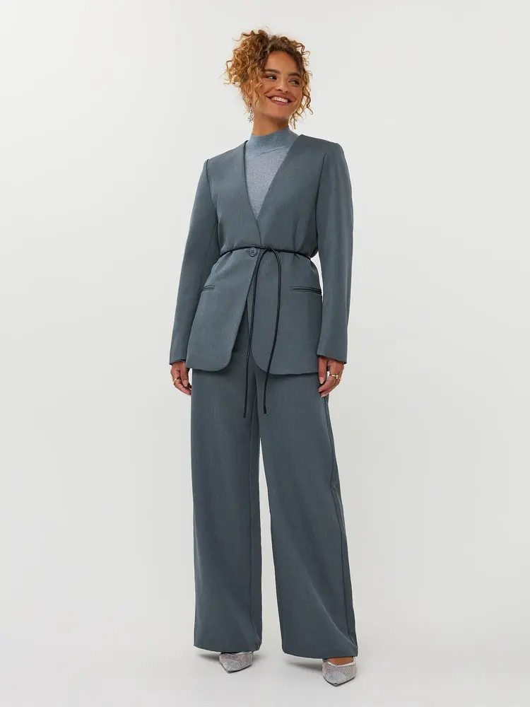 Ydence Pants Yade Denim Blue