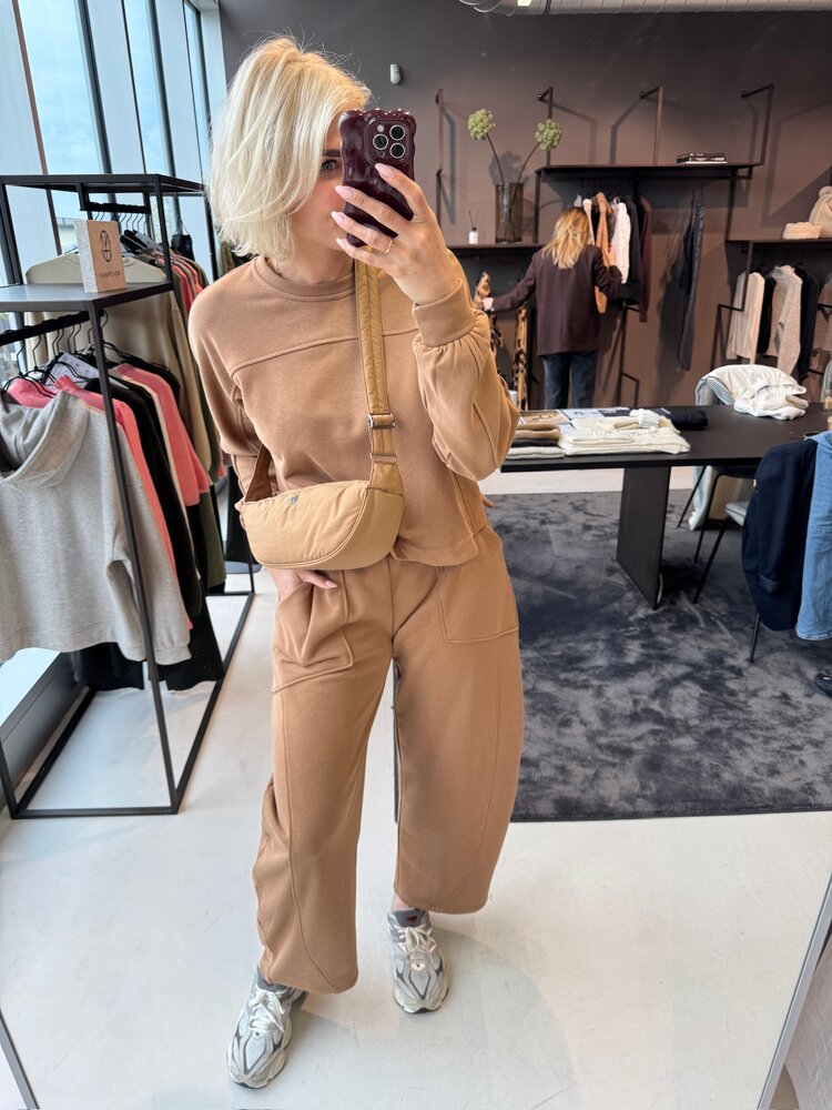 MSCH Briena Pocket Sweat Pants Toasted Coconut