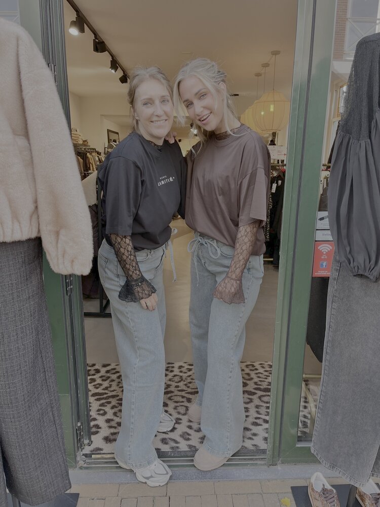 Just be Jolie Annabelle Lace Top Black