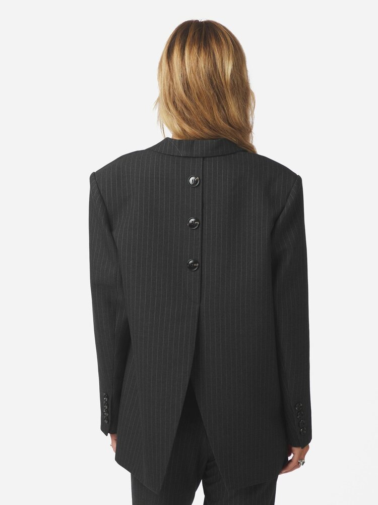 Neo Noir Marielle Button Back Blazer Antracit