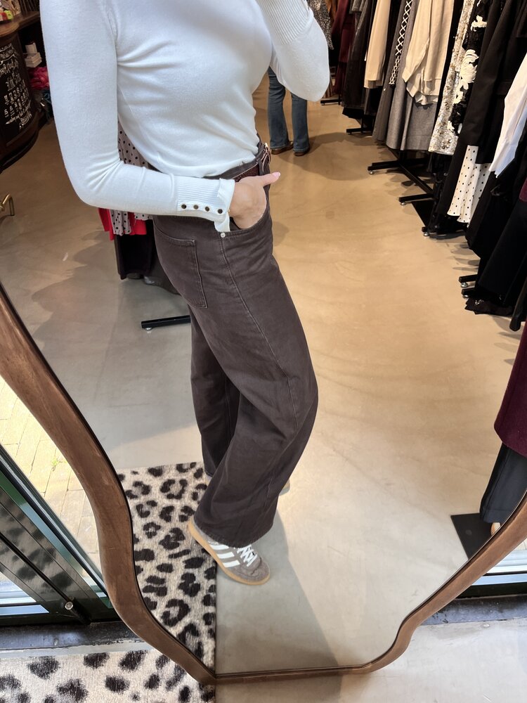 Just be Jolie Bobby Jeans Wide Leg Brown