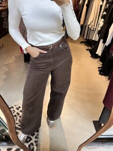 Just be Jolie Bobby Jeans Wide Leg Brown