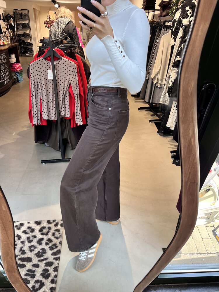 Just be Jolie Bobby Jeans Wide Leg Brown