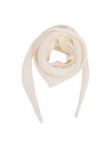 Neo Noir Misty Knit Scarf Off White