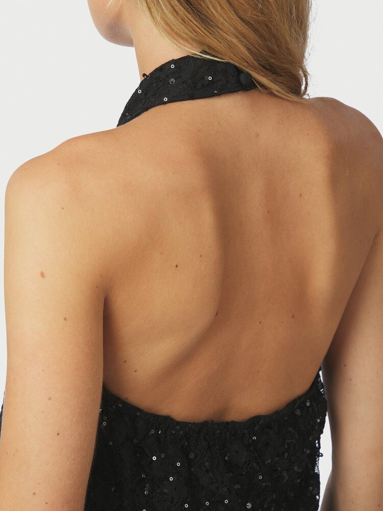 Neo Noir Azera Lace Dress Black