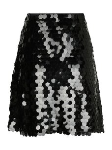 Neo Noir Miva Big Sequins Skirt Black