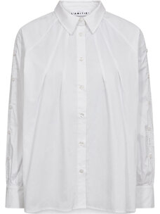 Haute L'Amitié Ori Button Deco Shirt White